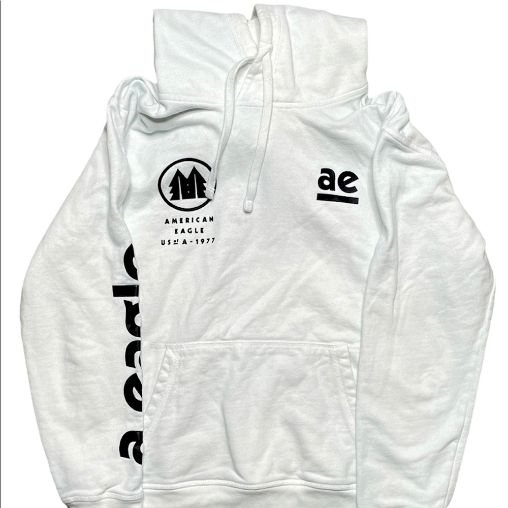 American eagle white medium hoodie men’s